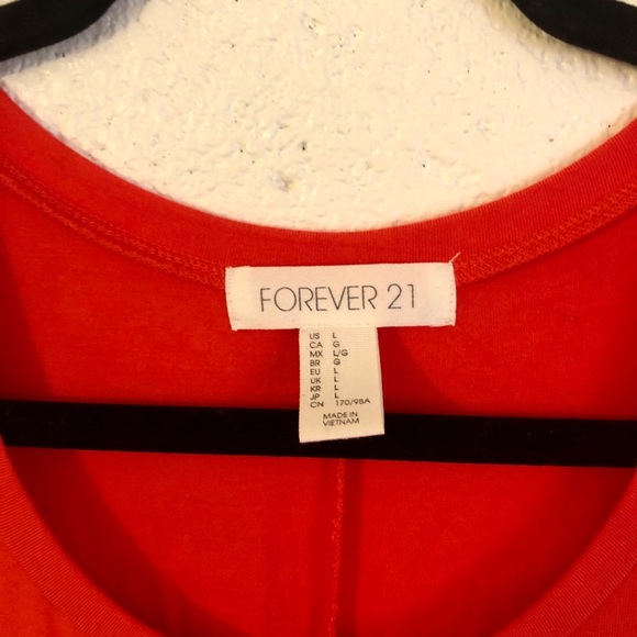 Forever 21 sleeveless dark coral dress - Picture 2 of 2